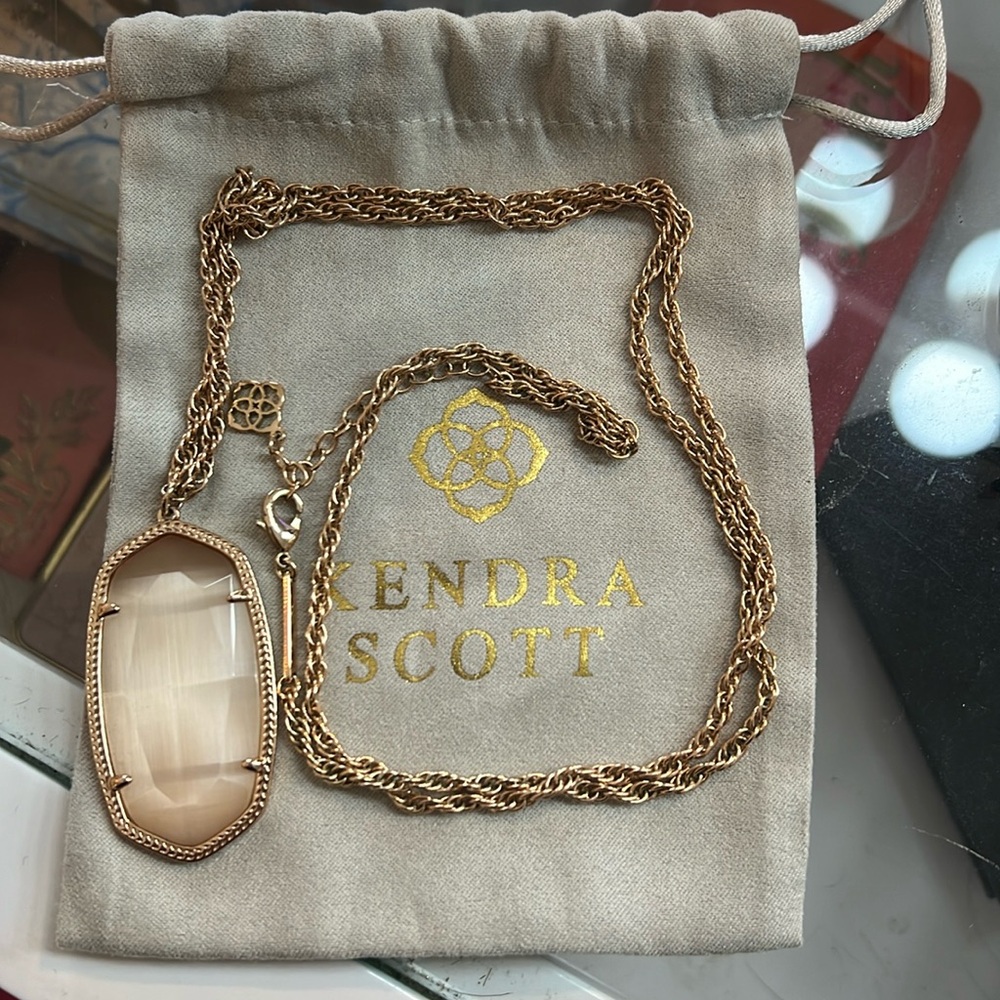 Rose Gold Kendra Scott Necklace